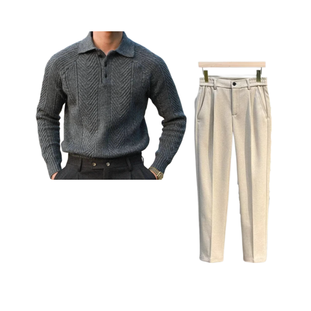 Liscio™ Polo Sweater Set 1